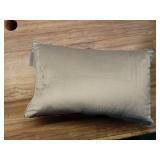 Pillow Perfect Indoor Velvet Christmas Cardinal Gray Throw Pillow Cover 12 X 18 X 0.2