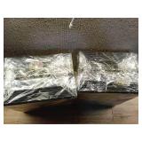 Pack of 2 ,Bulletin Board, 2 Pack 24 x 16 Inches Foldable Decorative Felt Pin Board with 50 Push Pins to Display Photos, Notes, Poetry, Suitable for School, Home, Office, Wall, Refrigerator, Cabinet -