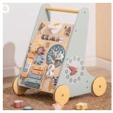 ROBUD Wooden Baby Push Walker - Forest Vitality - Retail: $70