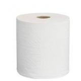 AmazonCommercial 1-Ply White Hardwound Paper Towels|Bulk for Business|High Capacity Roll|Compatible with Universal Dispensers|FSC Certified|800 Feet P