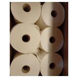 AmazonCommercial 1-Ply White Hardwound Paper Towels|Bulk for Business|High Capacity Roll|Compatible with Universal Dispensers|FSC Certified|800 Feet P