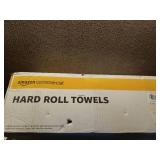 AmazonCommercial 1-Ply White Hardwound Paper Towels|Bulk for Business|High Capacity Roll|Compatible with Universal Dispensers|FSC Certified|800 Feet P