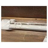 52" Wide Retractable Dog Gates for Doorways, 33" Tall Mesh Baby Gate Retractable Pet Gate Indoor, Prevent Babies/Dogs from Entering Kitchen, 5Ft Wide Mesh Gates for Kids or Pets, White