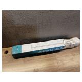 52" Wide Retractable Dog Gates for Doorways, 33" Tall Mesh Baby Gate Retractable Pet Gate Indoor, Prevent Babies/Dogs from Entering Kitchen, 5Ft Wide Mesh Gates for Kids or Pets, White