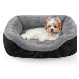 INVENHO Small Dog Bed Orthopedic Warming Soft Calming Sleeping Durable with Anti-Slip Bottom