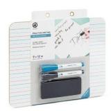 2 U Brands 9\"x12\" Dry Erase Lap Boards