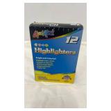 Liqui-Mark Tank Fluorescent Highlighter Chisel Tip Green Dozen