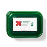 Holiday Rectangle Food Storage Container - 42oz/3ct - up & upâ¢ Set of 2