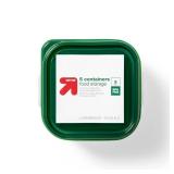 Holiday Square Food Storage Container - 14oz/5ct - up & upâ¢ Set of 2