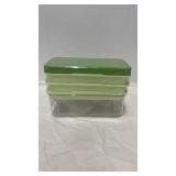 Ice Cube Tray With Lid and Bin, Ice Trays for Freezer, Flexible Ice Cube Trays, Making 64 pcs Ice Cubes, Chilling Cocktail, Whiskey, Coffee, with 3 trays, Ice Container, Scoop&Cover, BPA Free