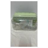 Ice Cube Tray With Lid and Bin, Ice Trays for Freezer, Flexible Ice Cube Trays, Making 64 pcs Ice Cubes, Chilling Cocktail, Whiskey, Coffee, with 3 trays, Ice Container, Scoop&Cover, BPA Free