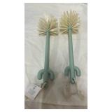 Cactus Scrub Brush Set - Mint Green Set of 2