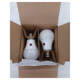 Amazon Basics 60 Watt Equivalent  Dusk to Dawn Sensor  Non-Dimmable - A19 LED Light Bulb  Daylight, 2-Pack
