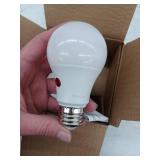 Amazon Basics 60 Watt Equivalent  Dusk to Dawn Sensor  Non-Dimmable - A19 LED Light Bulb  Daylight, 2-Pack