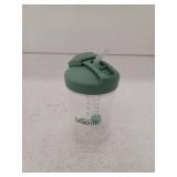 Dr. Browns Milestones Babys First Straw Cup with Weighted Straw, 9oz, Olive Green