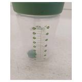 Dr. Browns Milestones Babys First Straw Cup with Weighted Straw, 9oz, Olive Green