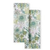 Martha Stewart Succulents Cotton Kitchen Towel Set, 2 Piece