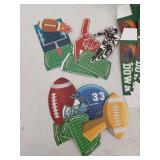 KARAQY Football Party Favor Boxes, 6 Pieces