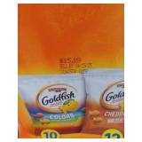 Goldfish Crackers Big Smiles Variety Pack with Cheddar, Colors and Pretzels Snack Packs - 29oz/30ct, BB 4/13/2025