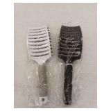 Performore Vented Boar Bristle Styling Brush, 2 Pack