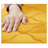 Soft Coral Velvet Memory Foam Bath Mat