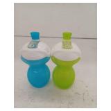Munchkin 2 Pack Trainer Sippey Cup, Green, Blue