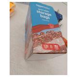 Amazon Basics Slider Quart Food Storage Bags, 120 Count