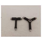 Black Skateboard T & Y-Tool Set