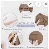 Self-Adhesive Blackout Door Curtain