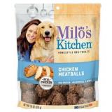 Milos Kitchen Chicken Meatballs Chewy Dog Treats - 18oz. BB May 25