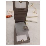 White Envelope Wristlet Clutch & Wallet