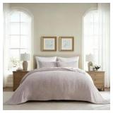 Cotton Gauze Queen/Full Quilt Set with Shams