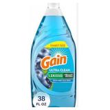 Gain Ultra Clean Dish Soap - Honey Berry Hula 21.6oz Lot of 2