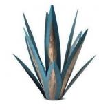 Royal Blue Metal Agave Garden Sculpture Lot of 3