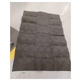 Black 4x6 Drum Rug
