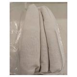 Aipilto Natural Pinch Pleated Curtains, Linen, 2 Panels, 40x108