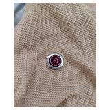 Khaki Washable Usb Heated Shawl, Khaki