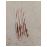 EcoTools Luxe Exquisite Professional Eye Makeup Brush Set  For Eyeshadow  Eyeliner  and Brow Makeup, 5 Piece Kit