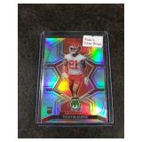 2022 Panini Mosaic Football Silver Prizm Trent McDuffie Kansas City Chiefs Rookie Card