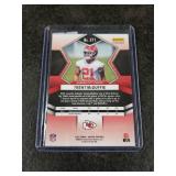 2022 Panini Mosaic Football Silver Prizm Trent McDuffie Kansas City Chiefs Rookie Card