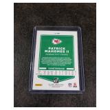 2021 Panini Donruss Football Patrick Mahomes Kansas City Chiefs Card