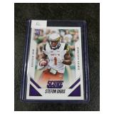 2015 Panini Score Football Stefon Diggs Minnesota Vikings Rookie Card