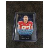 2023 Panini Select Football Neon Icons Travis Kelce Kansas City Chiefs Card