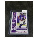 2020 Panini Chronicles Football Justin Jefferson Minnesota Vikings Rookie Card
