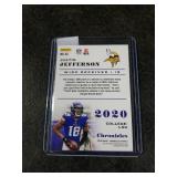 2020 Panini Chronicles Football Justin Jefferson Minnesota Vikings Rookie Card