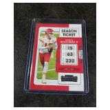 2021 Panini Contenders Football Patrick Mahomes Kansas City Chiefs Card