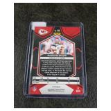 2024 Panini Mosaic Football Green Prizm Maquise Brown Kansas City Chiefs Card