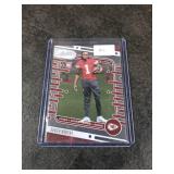 2024 Panini Absolute Football Xavier Worthy Kansas City Chiefs Rookie Card