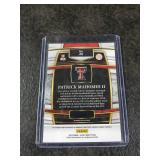 2022 Panini Select Draft Picks Patrick Mahomes Texas Tech Red Raiders Football Card