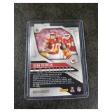 2024 Panini Prizm Football Pink Wave Prizm Isiah Pacheco Kansas City Chiefs Card